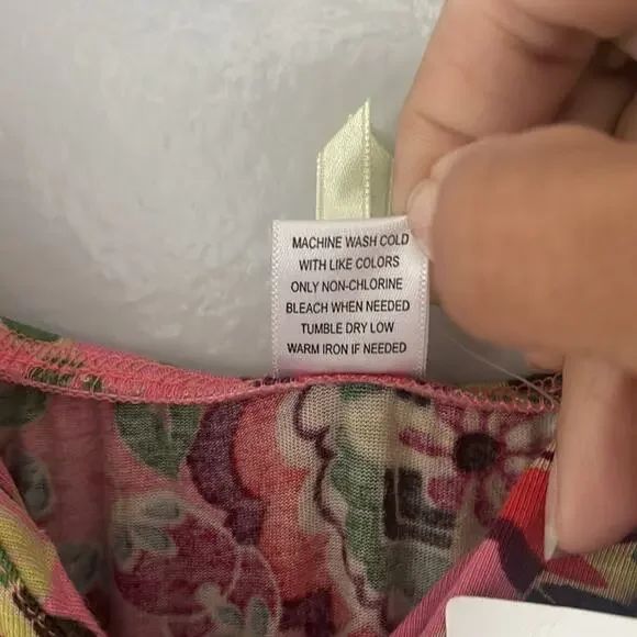 Anthropologie Women's Strap Floral Dress Size M New with Tags Boho Summer Vacay - Picture 5 of 9